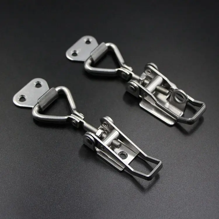 Custom metal stamping 90-degree right-angle toggle latch 304 stainless steel adjustable toggle latch