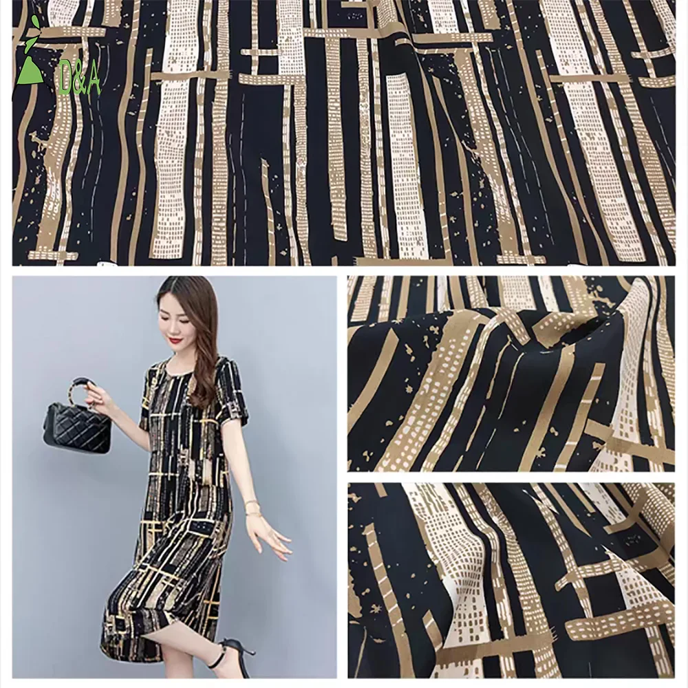 Wholesale Striped letter design 100% Cotton Tana Lawn London Custom Digital Fashion  Printing Soft Poplin Fabric For Clothes