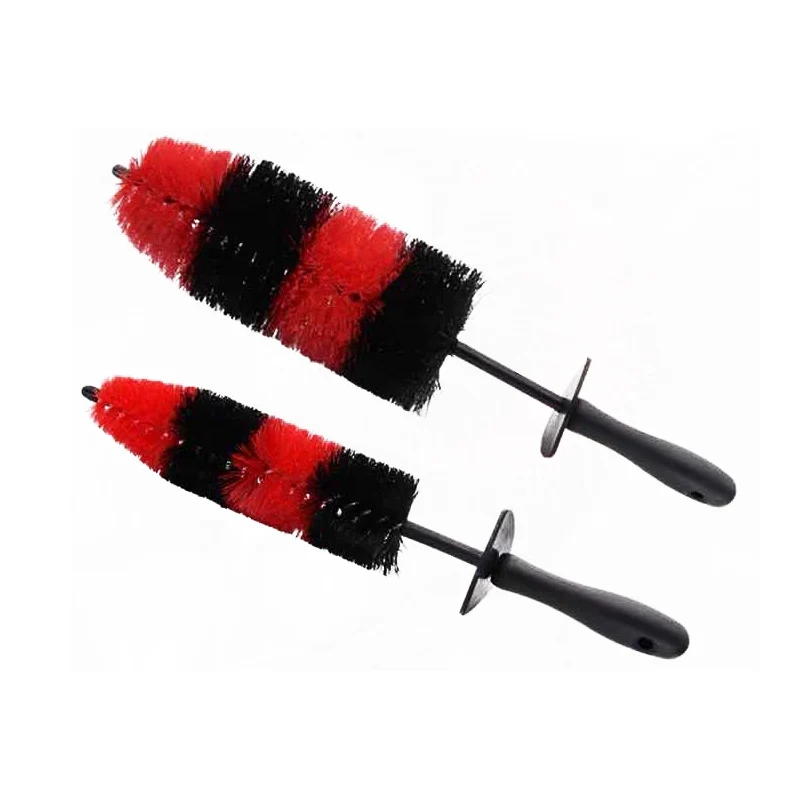 
Plastic handle Car type cleaning brush car wheel rims wash brush set 