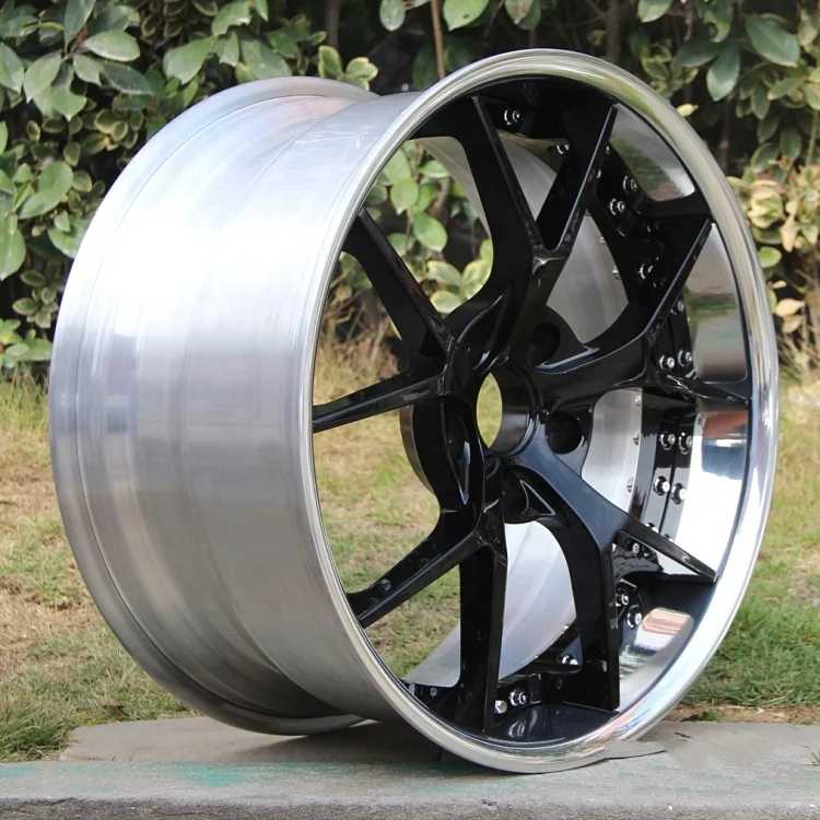 Wheelux custom high quality forged alloy passenger car wheels 2 Piece Forged 5 Spoke Concave Alloy rims 18 19 20 inch for bmw