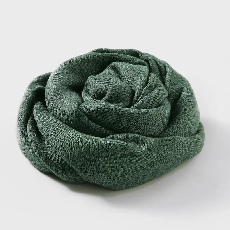Hijab Wholesale cotton Pleated Strip Headscarf Instant Scarf Muslim Shawl Islamic Hijabs Arab Wrap Head Scarves