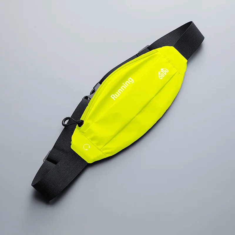 Customized Logo Running Cell Phone Waist Belt Outdoor Sports Marathon Reflective Waterproof Breathable Fitness Waist Packs