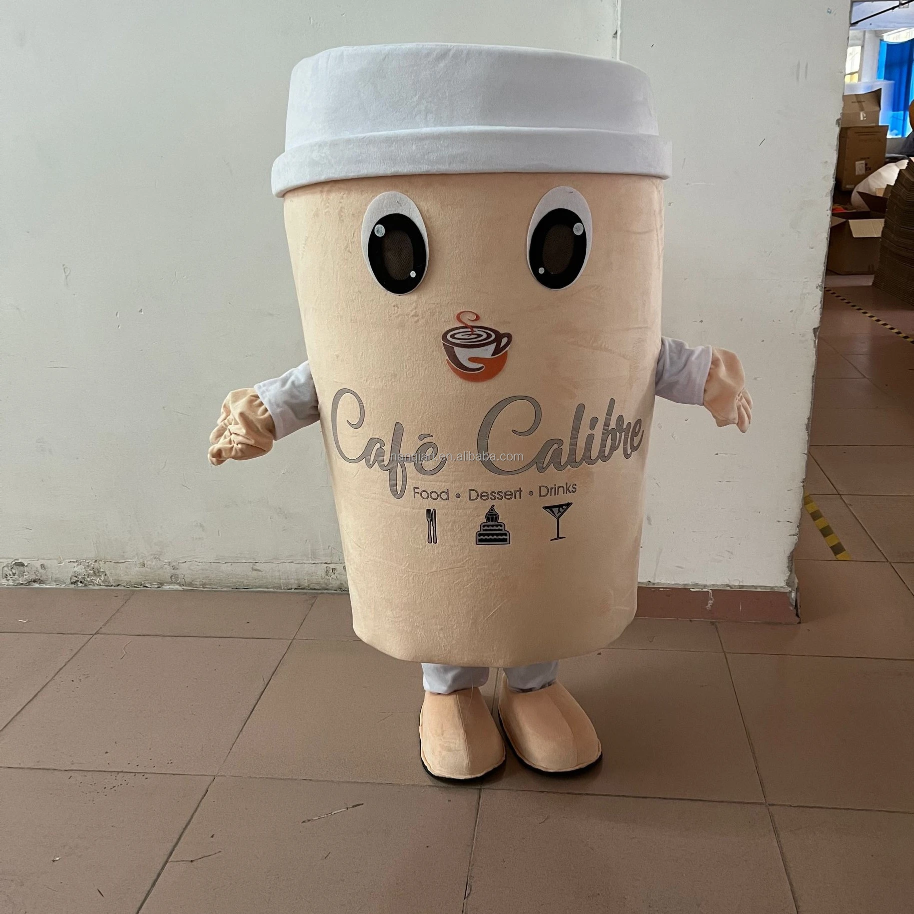 Artificial Handmade Lifelike Creative Adult Coffee Cup Mascot Costumes Customized Event Party Supplies Cartoon Cosplay Costumes
