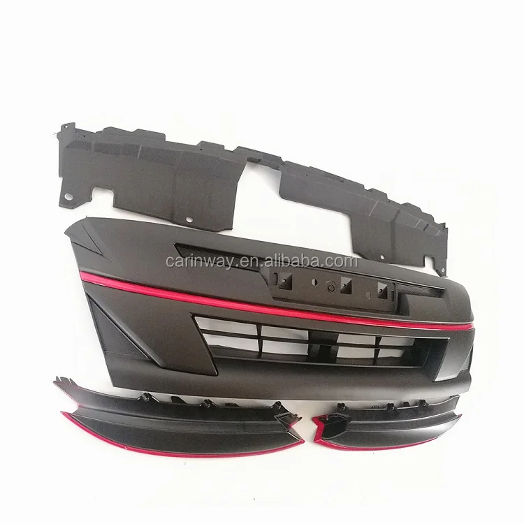 Black Front Face Grille Japanese grilles Radiator Grill  car accessories bumper net For Isuzu Dmax 2016 -2019