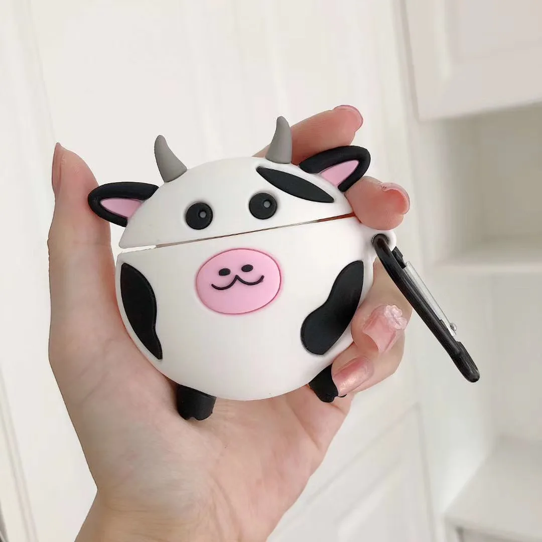 butter pig shape gift cute cartoon silicone earphone case for i9s/i10/i11/i12/i13/i17/i23/i25/i27/i100