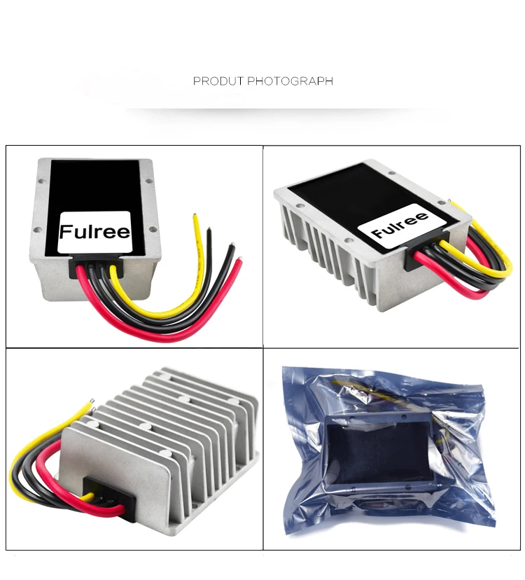 36V 48V 60V 72V DC to 24V 20A 480W DC Step Down Power Converter 36 48 60 72 Volt to 24 Volt Buck Voltage Regulator