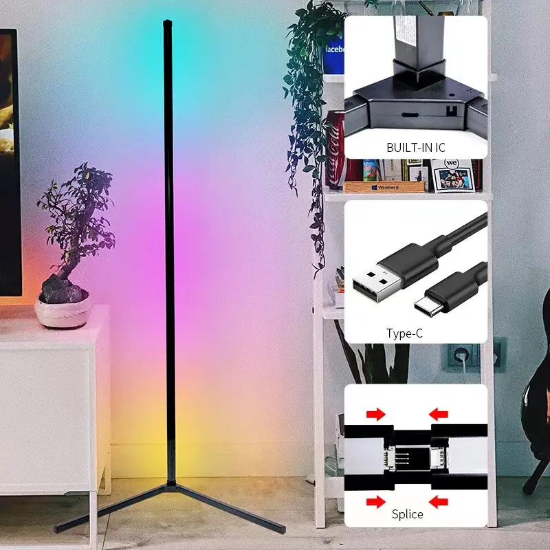 Modern Design For Home Decorative Sunset Projection Lamp Led Corner Floor Lamps Table Lamps Led Floor Lights