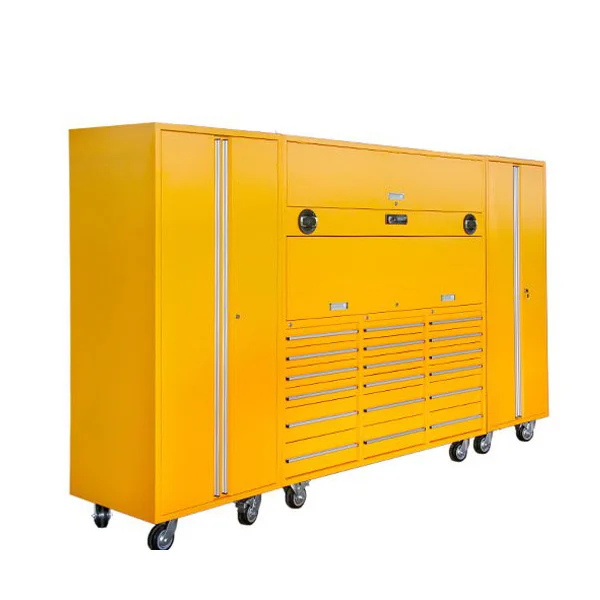 Garage Workbench Tool Organizer Stainless Steel Tool Cabinet Trolley Tool Drawer Box Storage Cabinet