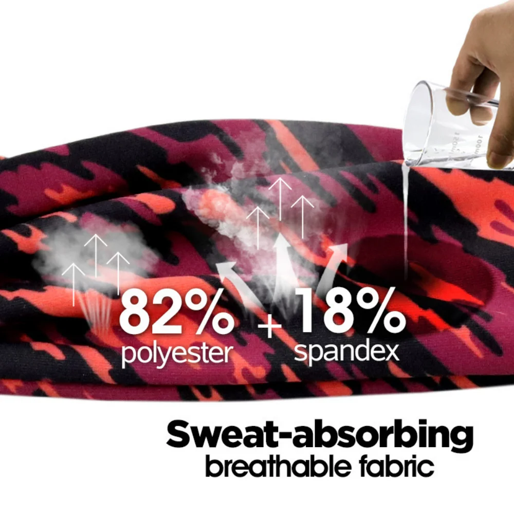 Men Sport Headband Cheap Basketball Custom Fitness Hair Band Plain Elastic Non Slip Sweat Yoga Head Band Baseball Cycling