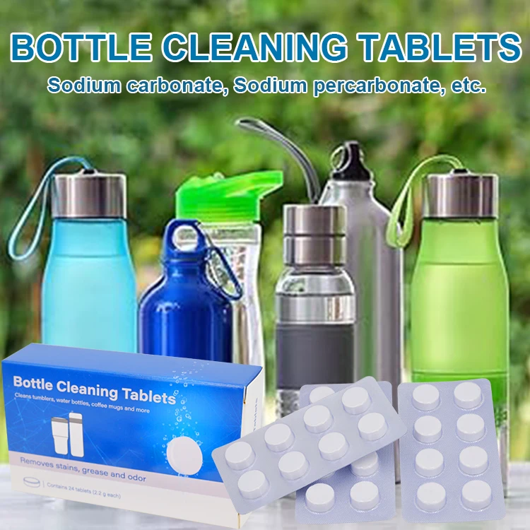 Water Bottle Cleaning Tablets, Hydration Bladder and Effectively Removes Tough Stains and Odors