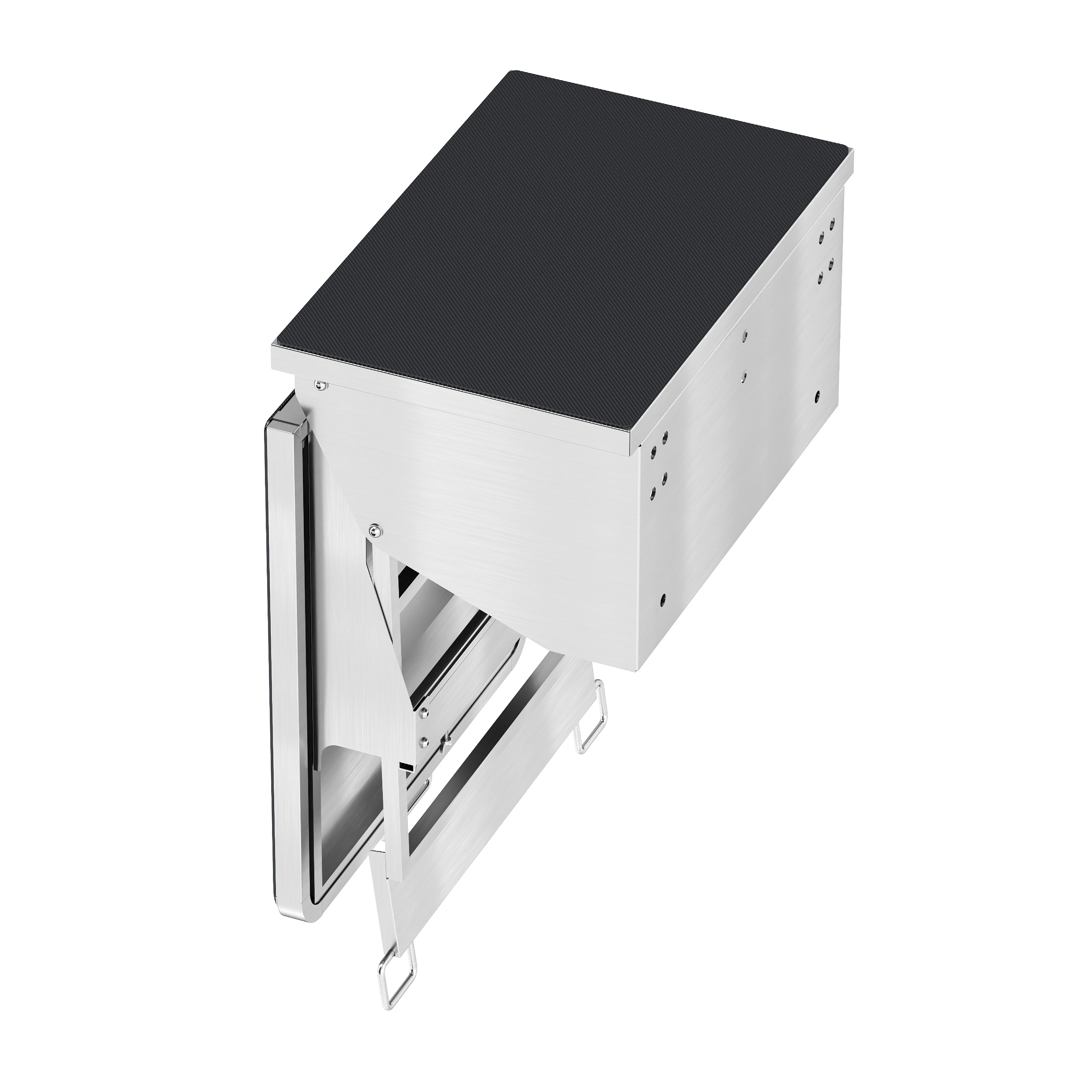 Cost-effective pet hospital folding examination table Easy operation saves space veterinary folding down table