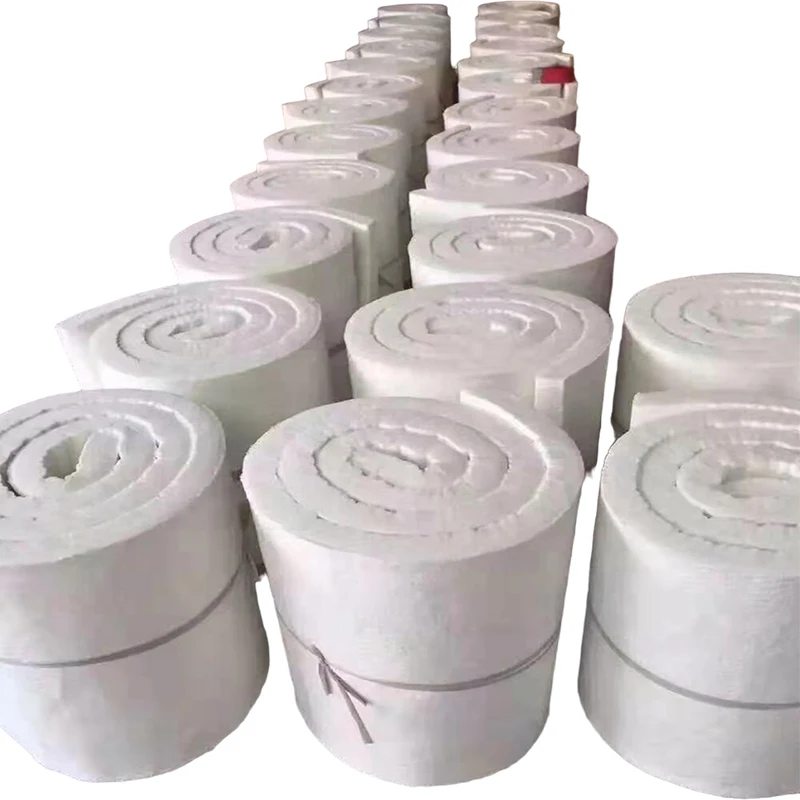 The factory sells thermal insulation aluminum silicate wool 1260 ceramic fiber blanket