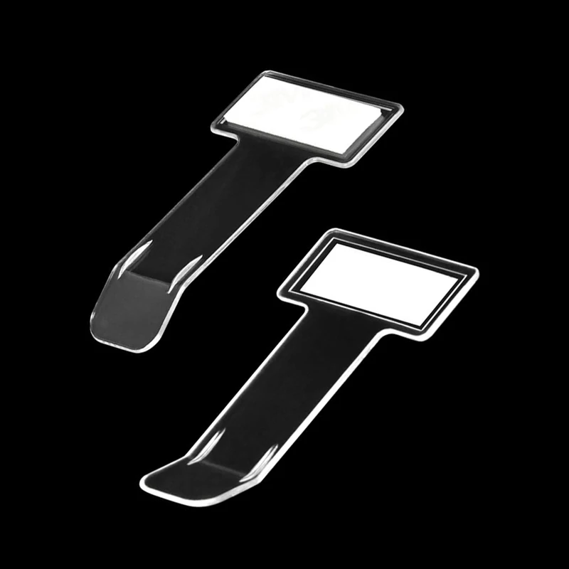 Transparent  Car Parking Ticket clip  custom logo printing Invoice Windscreen Window Tickets holder with Adhesive Tape
