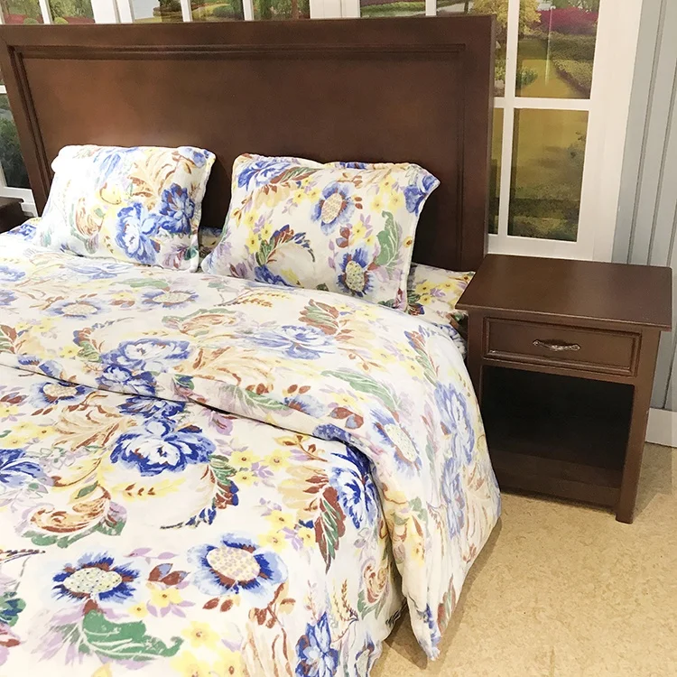 Комплект фланелевого постельного белья с флисовой подкладкой, качественный роскошный китайский жаккардовый Комплект постельного белья для взрослых из 100% полиэстера, размер King, 60, 4 шт.