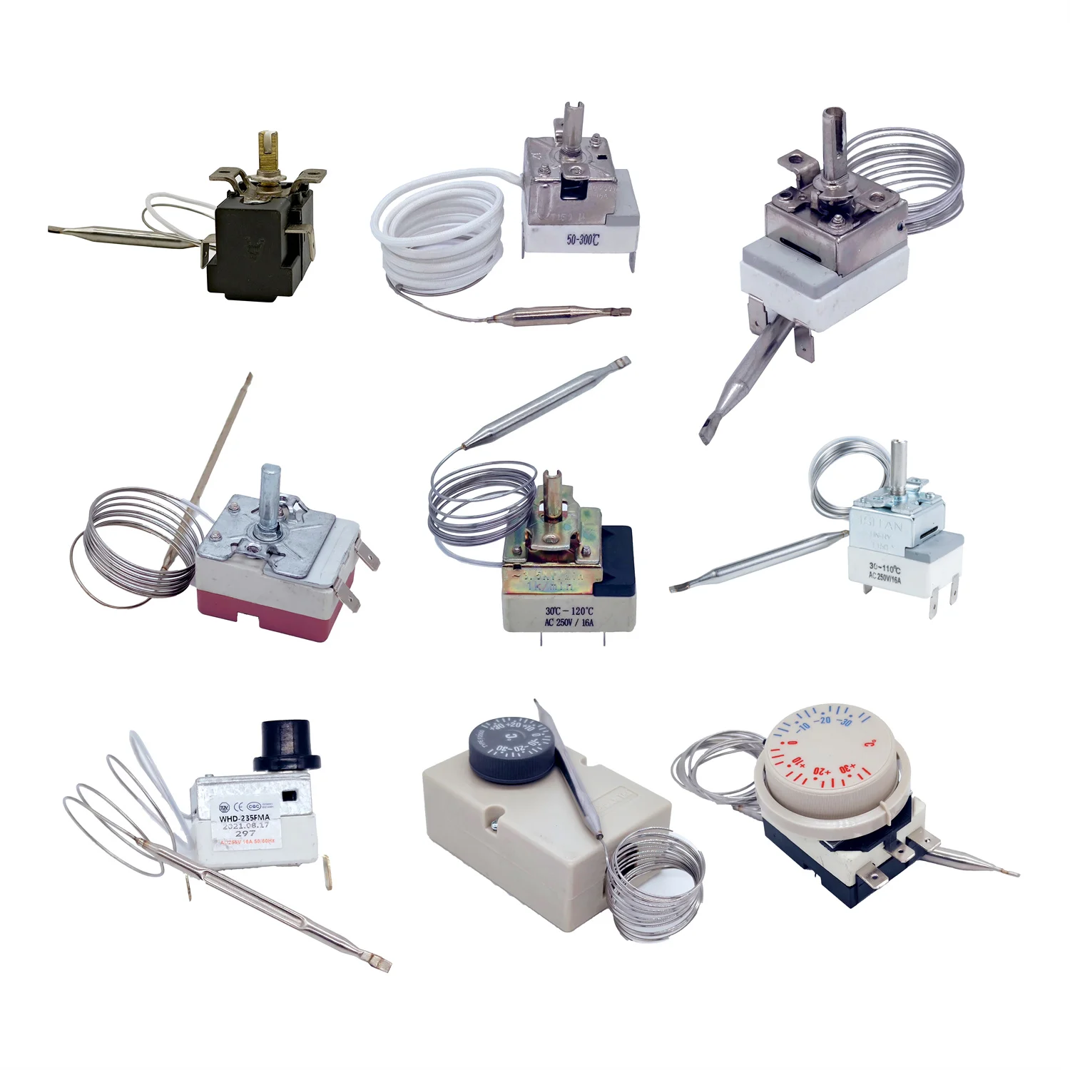 Thermostat Air Fryer Thermostat Mechanical Capillary Temperature Controller