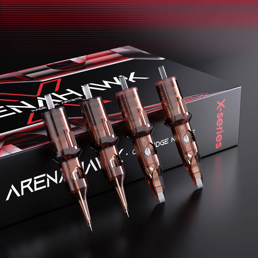 Arenahawk X универсальные одноразовые иглы для татуировок картриджи разных размеров коробка 20 штук