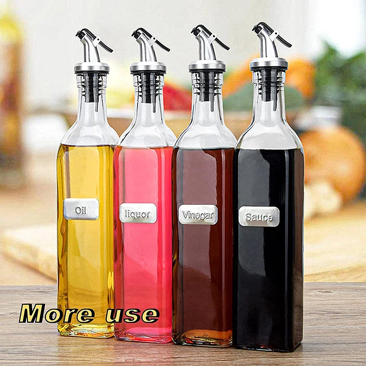 Olive Oil Sprayer Vinegar Bottles  Plastic Nozzle Sprayer Liquor Dispenser