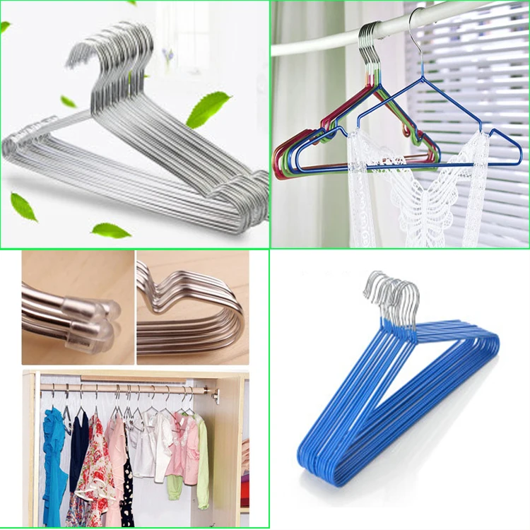 ISO factory laundry garment steel metal gi wire dry cleaning clothes hanger wire