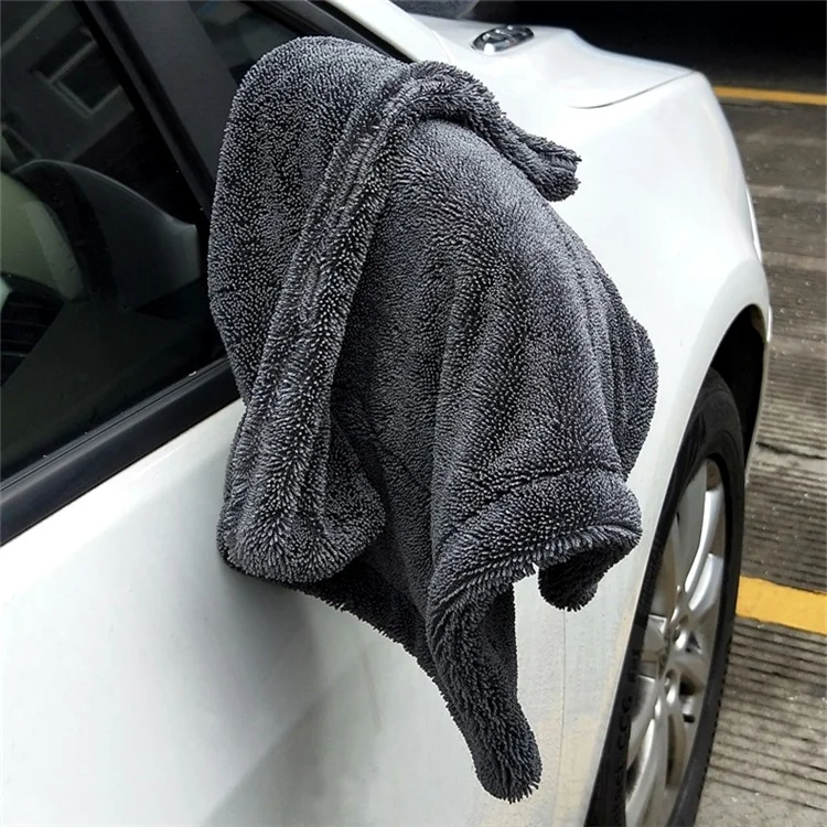 Micro Fiber Pile Auto Care Microfibre Detailing Microfiber Car Wash Cleaning Cloth Twisted large twist Loop drying Towel for car