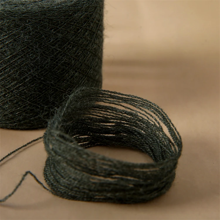 Factory Sale Various Widely Used Long Hair Yarn 48% Viscose 30% Pbt 22% Nylon Core Spun Yarn 2/28s