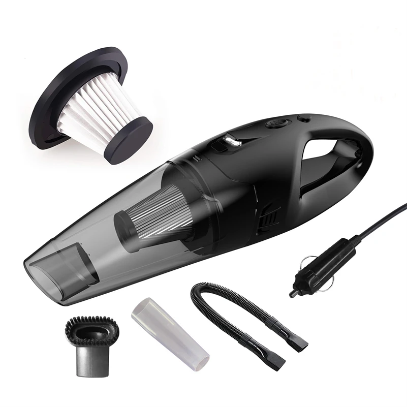 5000PA Car Vacuum Cleaner Portable Wired Handheld 120W 4.5M Cigarette Lighter Line Vacuum Cleaner For Car Cleaning