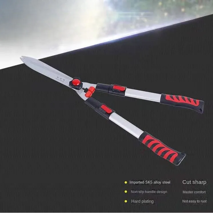 Good Quality 65 Manganese Steel Lawn Shears Hedge Grass Shear With Long Handled