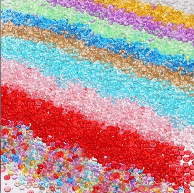 Fishbowl Beads for Slime Mixed Fishbowl Beads for Slime DIY beads 20colors 500g/bag