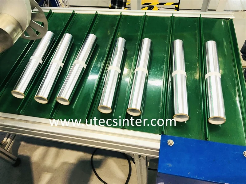 UT500A household catering kitchen aluminum foil roll fully automatic air fryer baking paper rewinding machine