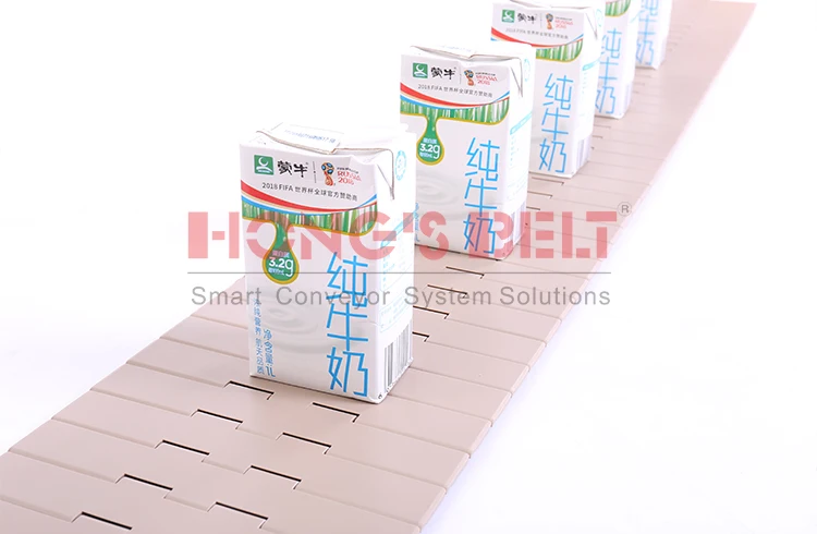 HS-821 K750 K1000 K1200: High Speed plastic chains conveyor belt with Factory Price