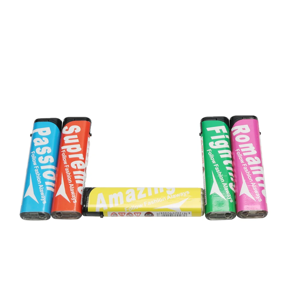 designer electric lighter disposable cigarette butane windproof lighter gas custom logo lighter