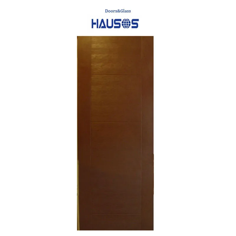 American style hot sale Nigeria steel frame and wooden panel front door