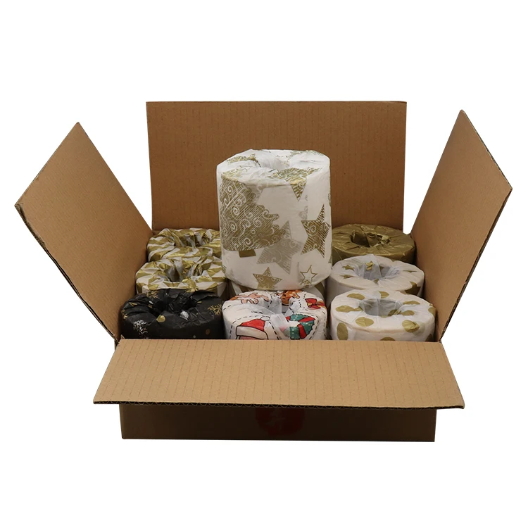 Eco Friendly Bleached Roll Of Toilet Paper Bulk