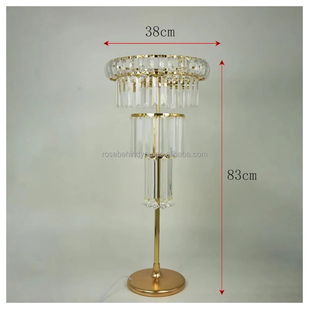 Home decor table decoration centerpieces white flower vase stand table centerpiece for wedding events table