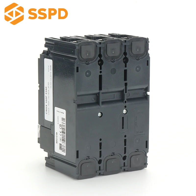 SSPD Manufacturer cheap NSX 160A 3P MCCB Moulded Case Circuit Breaker nsx series