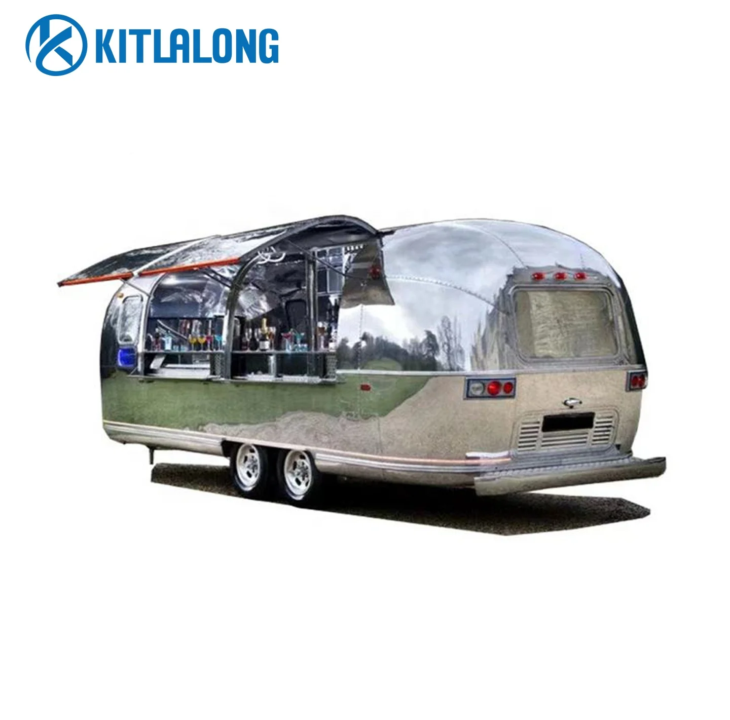Kitlalong New Street Food Cart Mobile Bar Ice Cream Truck Hot Dog Cart  Taco Truck Coffee Food Truck
