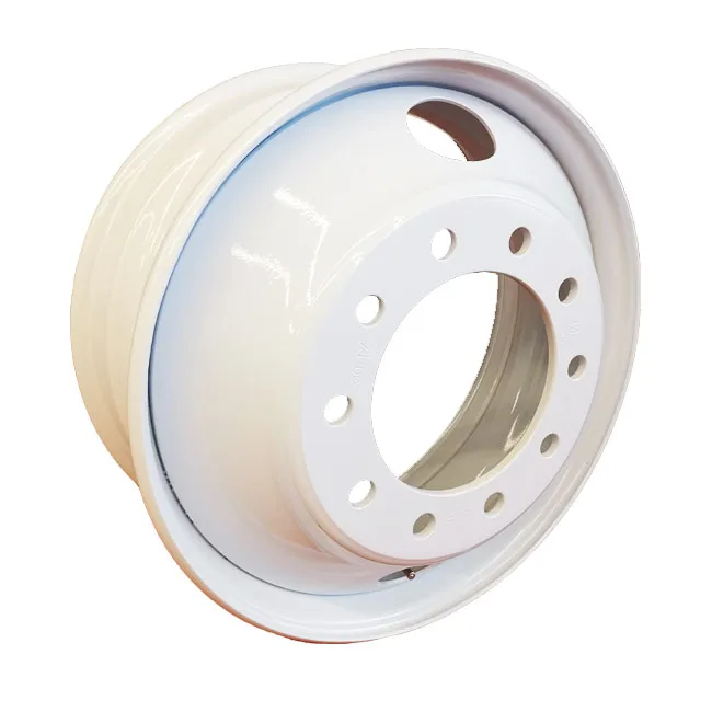 24.5 x 8.25 for tyre 11R24.5 commercial truck wheels 10 holes tubeless wheel American standard DOT certificate in China