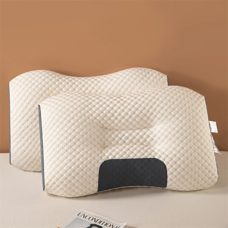 Highly elastic and soft neck pillow Helps improve sleep and protect the neck Washable bed pillow