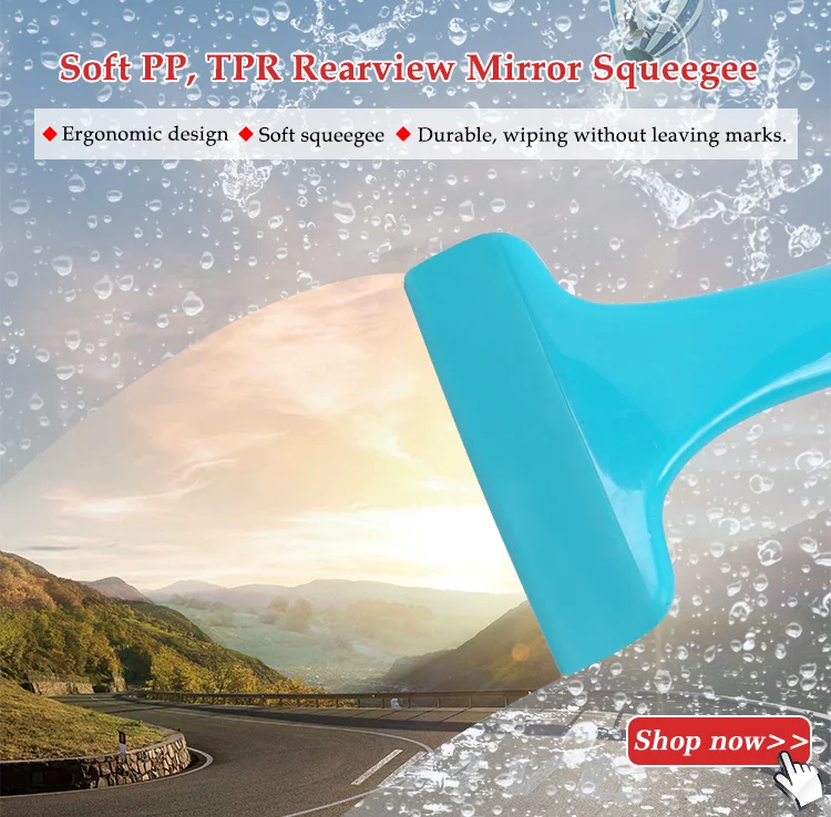 Car Mirror Mini Cleaning Window Cleaner Squeegee