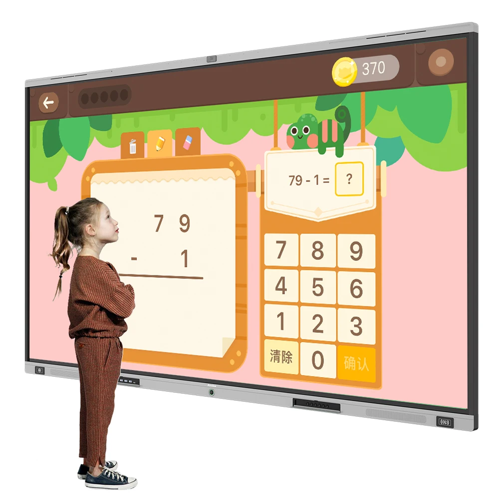 Interactive touch whiteboard memory sub-board smart flat panel ODM/OEM 75/86inch interactive boards