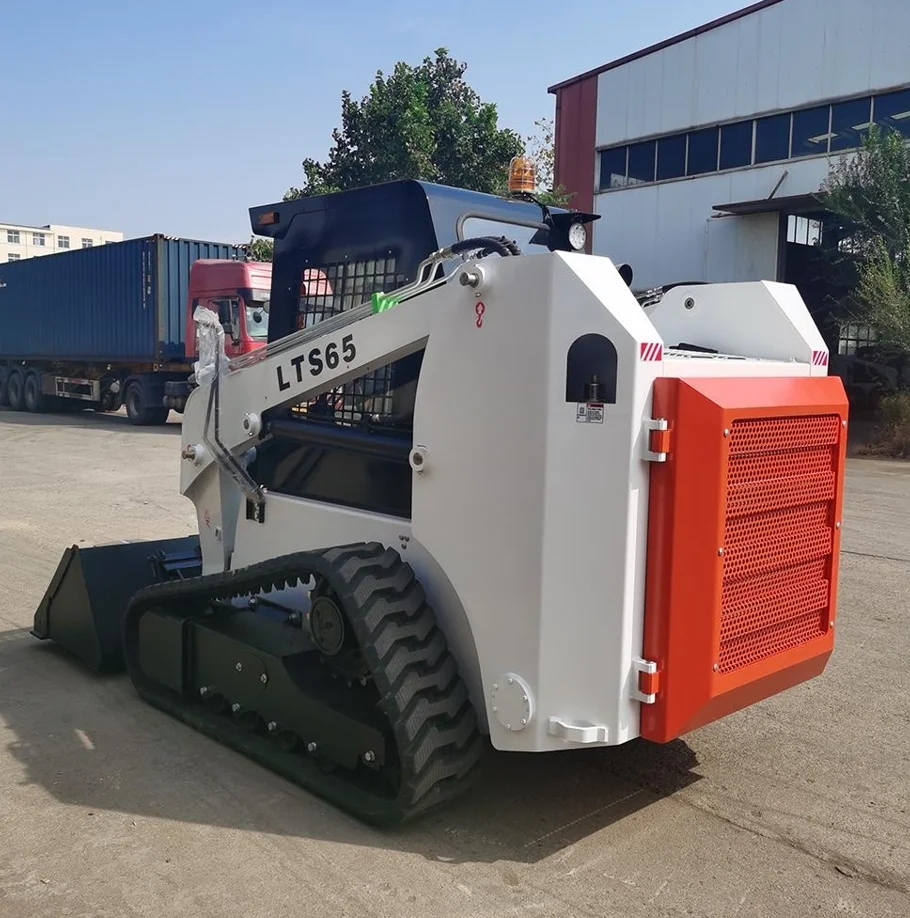 Construction Machinery track Crawler Mini Skid Steer Loader bobcat Diesel Power Quick Change Operation Attachments