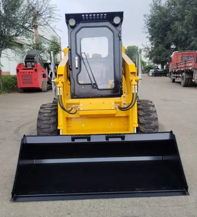 Skid Steer Loader Attachments with Pallet Fork Grader Trimmer Trencher Stump Grinder Sweeper Grass Cutter Mulcher Breaker Mower