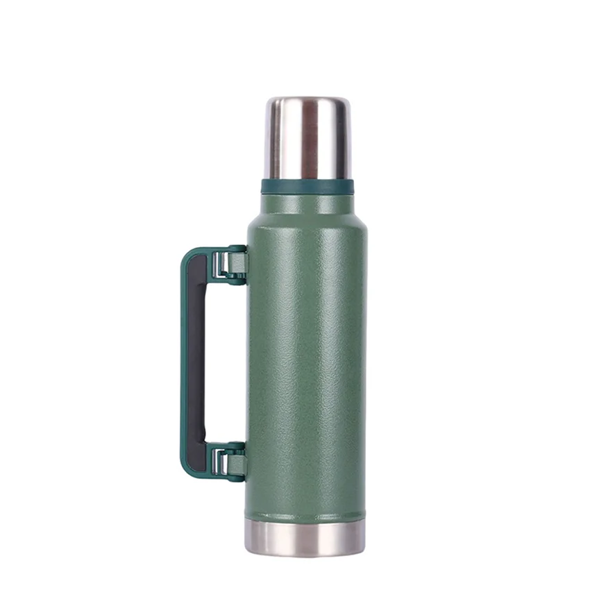 Outdoors Stainless Steel Thermos Flask, Thermos 1.1 Qt,  Thermos 16 Oz