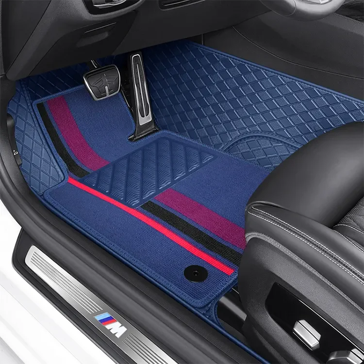 Wholesale 5D Custom Waterproof Leather PVC Car Mats Sports Style Interior Floor Mats for Honda Cars