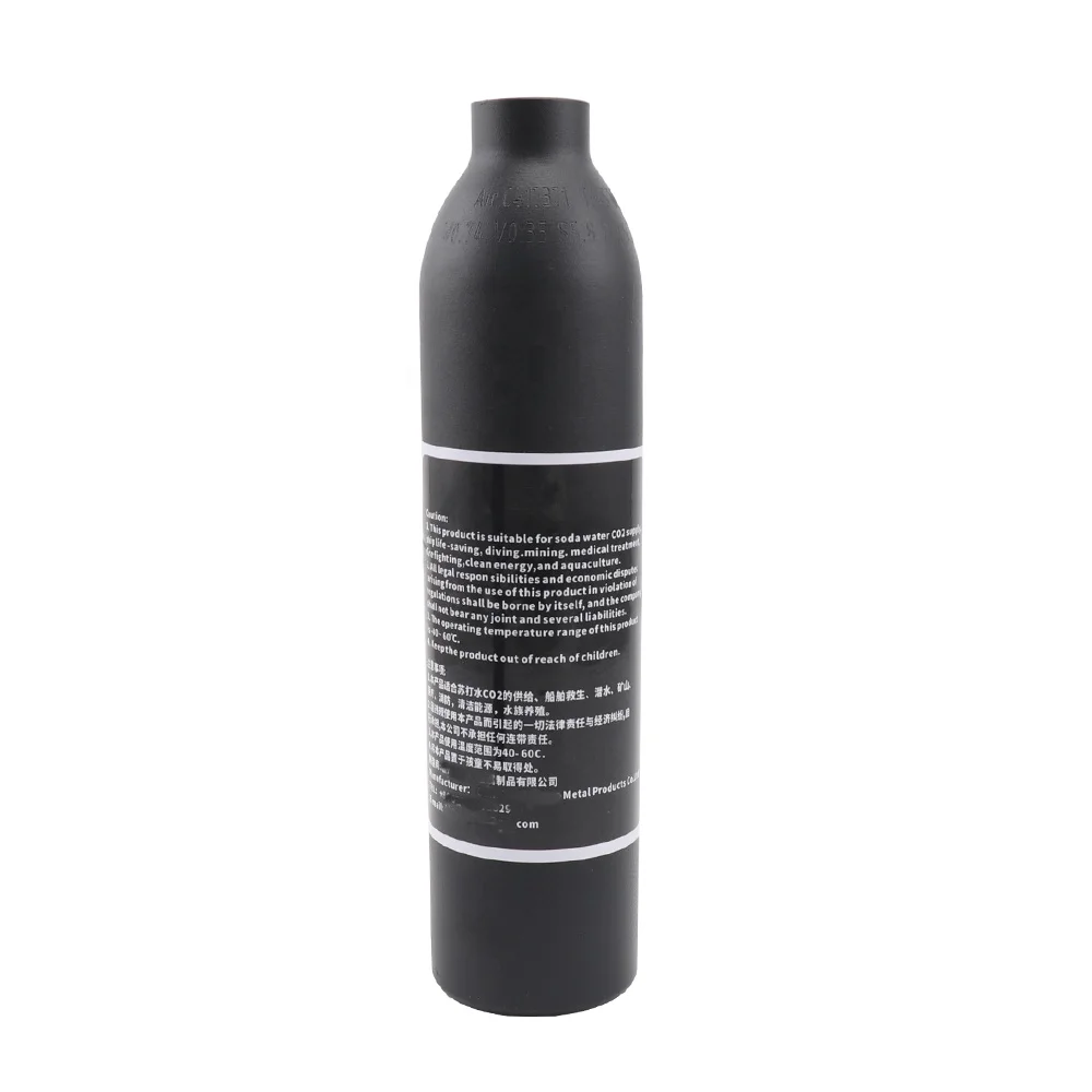 0.35L/0.45L/0.5L PCP Aluminum Co2 Cylinder Paintball HPA Tank M18x1.5 Thread 4500PSI