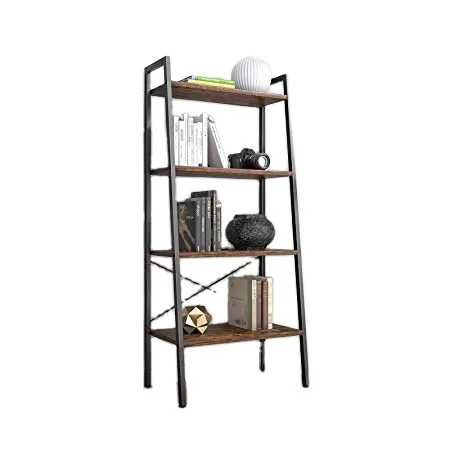 Amazon Hot Sell Vintage Metal Rustic Wooden Stable Storage Rack Shelf Display Shelves