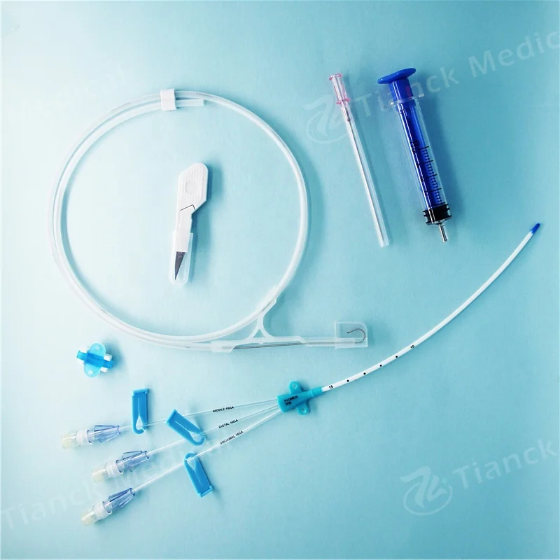 Tianck disposable medical supply anesthesia ICU intensive critical care central venous catheter