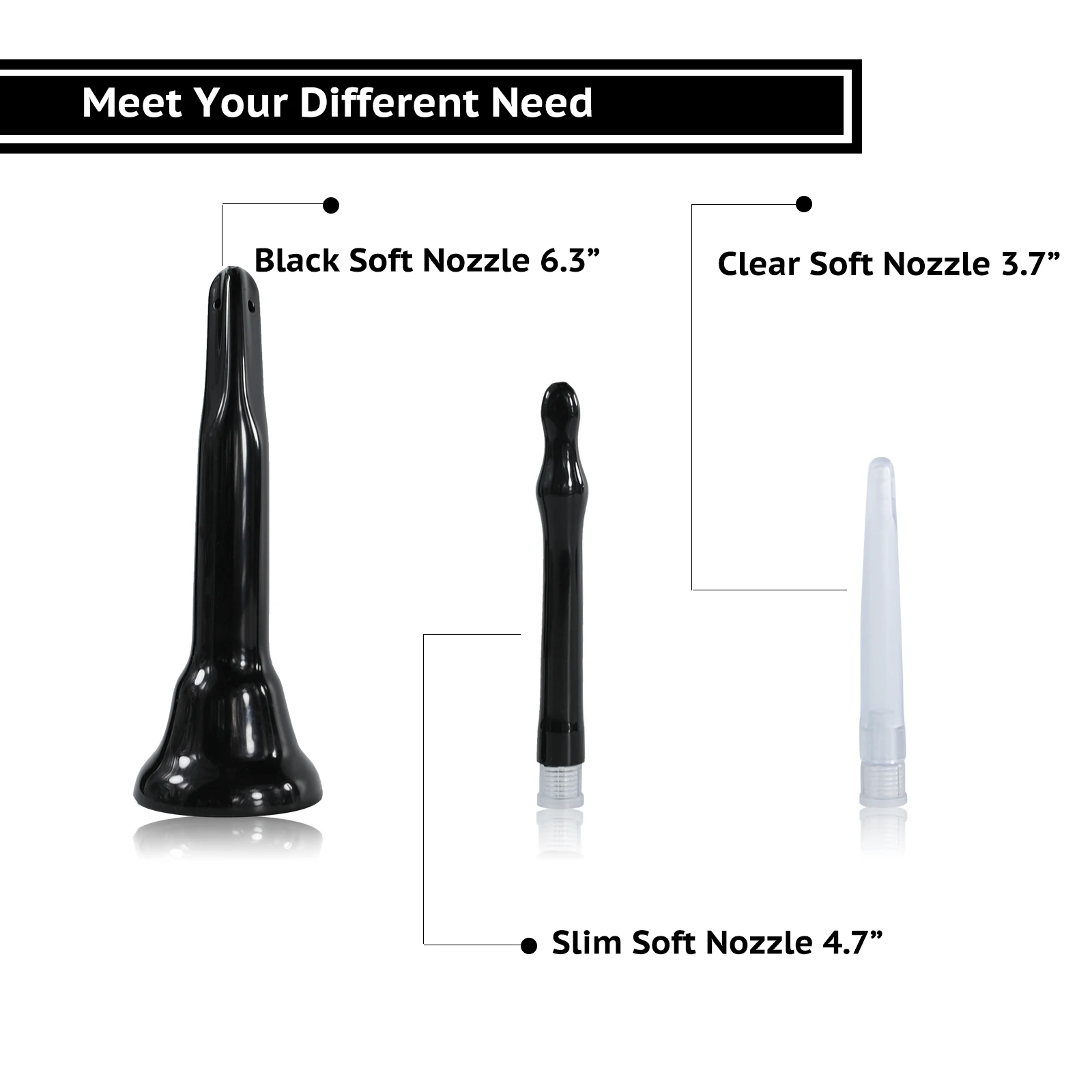 Best Selling Medical Supplies Rectal Syringe or Enema Douche for Syringe