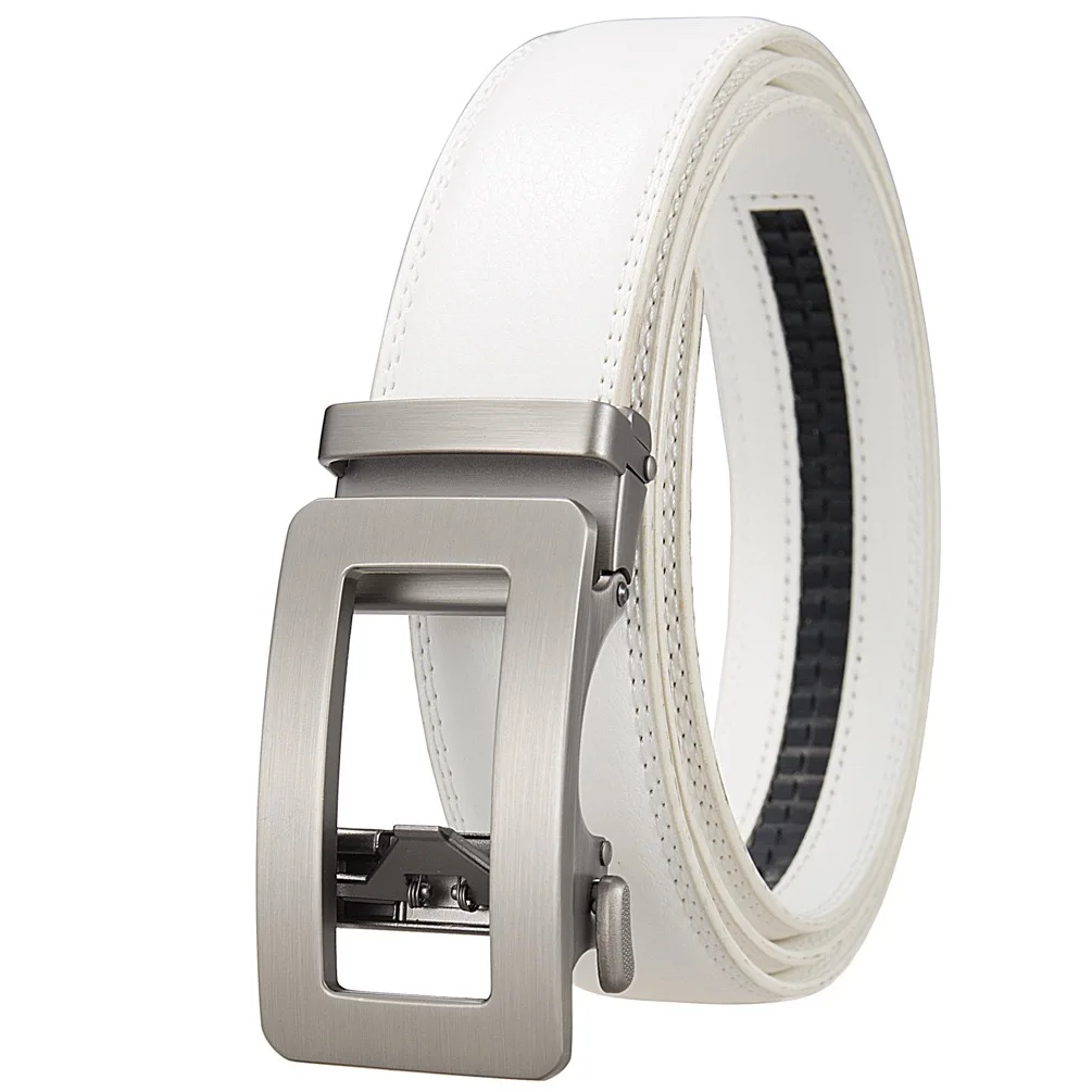 High Quality 35mm Gold Metal Auto Lock Belt Buckle Closure Cow Hide Material with Non-Metal Alloy Material