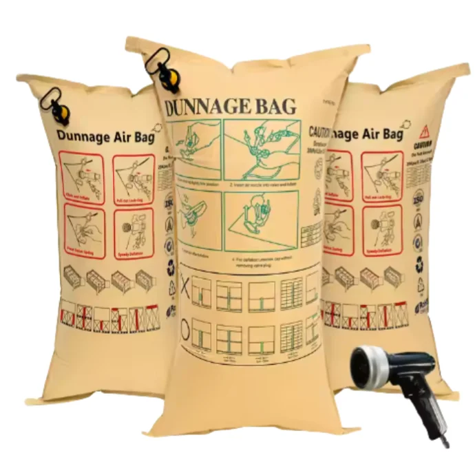 Shipping Container Protection Transport Kraft Paper Dunnage Bags For Filling Void in Transportation