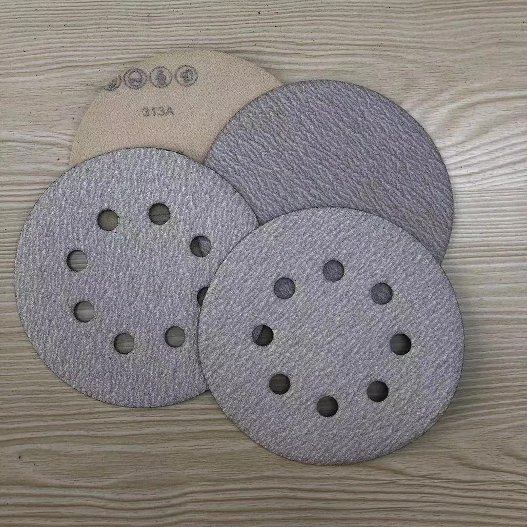 Wholesale Sand Paper Sand Disc Paper for Glass Aluminum Oxide 4.5inch NUOPU